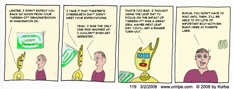 cartoon 119, eco-activism